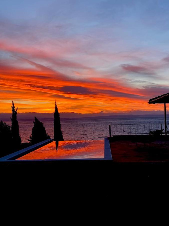 Villa Lovran - 150M To The Beach - Infinity Pool - Incredible Sea View - Fitness Room Bagian luar foto