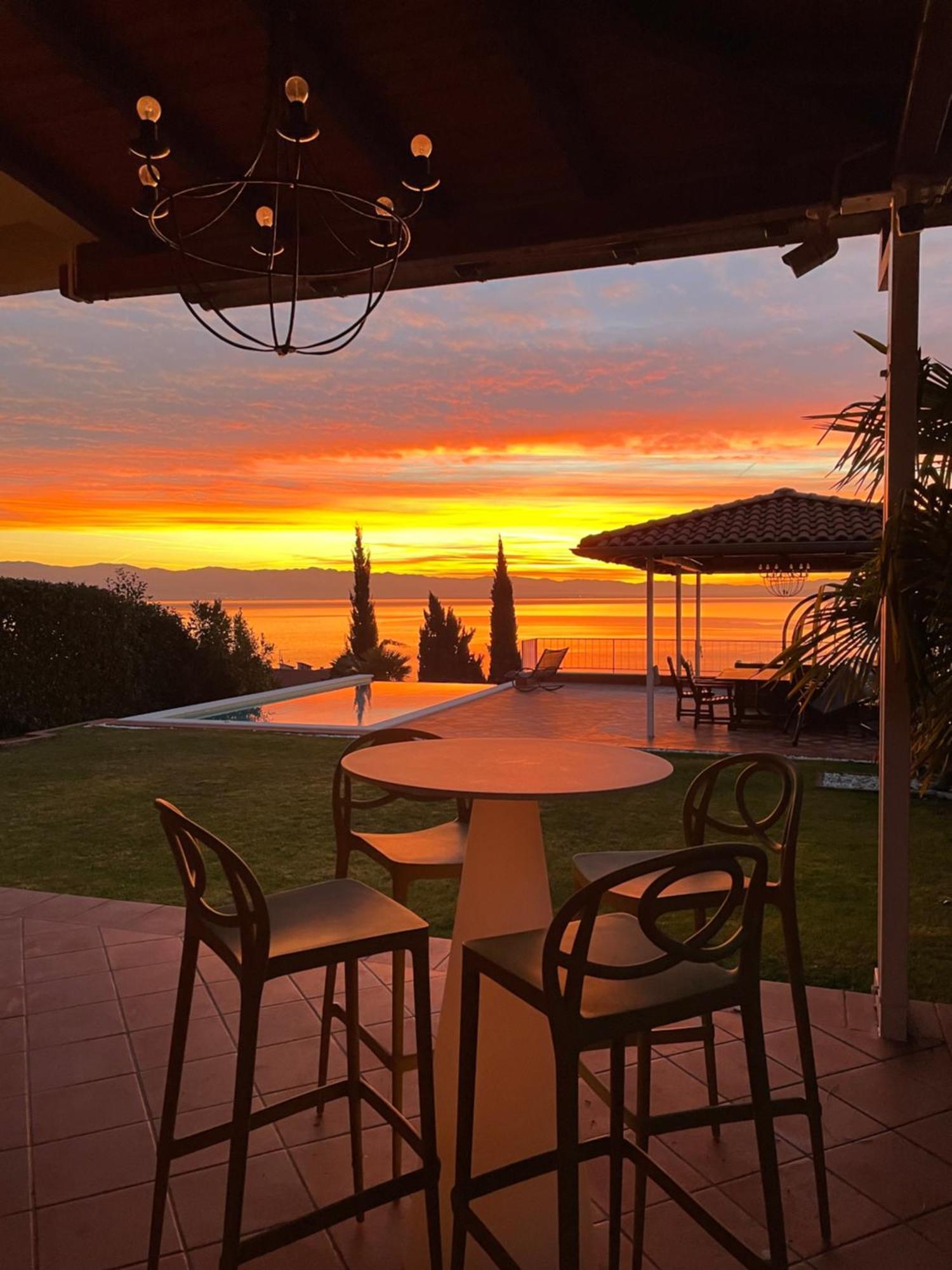 Villa Lovran - 150M To The Beach - Infinity Pool - Incredible Sea View - Fitness Room Bagian luar foto
